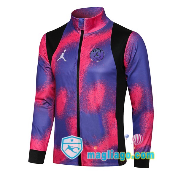 Magliago - Passione Maglie Thai Affidabili Basso Costo Online Shop | Giacca Calcio JORDAN Paris PSG Porpora 2021/2022