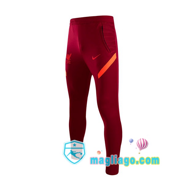 Magliago - Passione Maglie Thai Affidabili Basso Costo Online Shop | Pantaloni Da Allenamento FC Liverpool Rosso 2021/2022