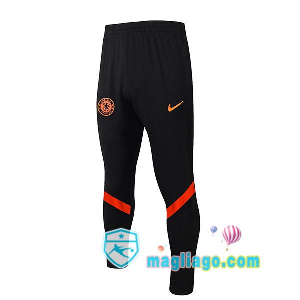 Magliago - Passione Maglie Thai Affidabili Basso Costo Online Shop | Pantaloni Da Allenamento FC Chelsea Nero 2021/2022