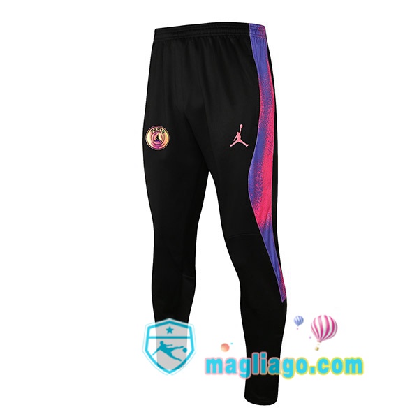 Magliago - Passione Maglie Thai Affidabili Basso Costo Online Shop | Pantaloni Da Allenamento JORDAN Paris PSG Nero Porpora 2021/2022