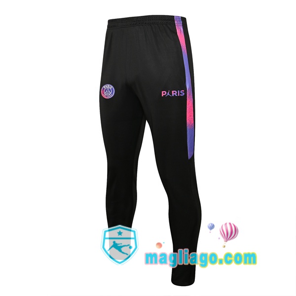 Magliago - Passione Maglie Thai Affidabili Basso Costo Online Shop | Pantaloni Da Allenamento JORDAN Paris PSG Nero Porpora 2021/2022