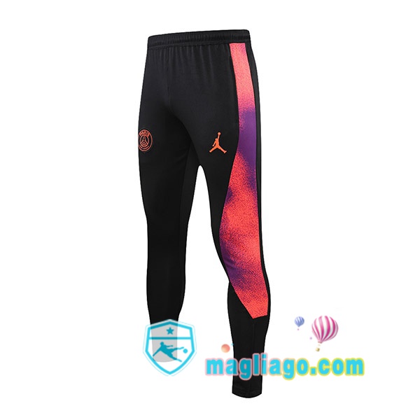 Magliago - Passione Maglie Thai Affidabili Basso Costo Online Shop | Pantaloni Da Allenamento JORDAN Paris PSG Nero Rosa 2021/2022