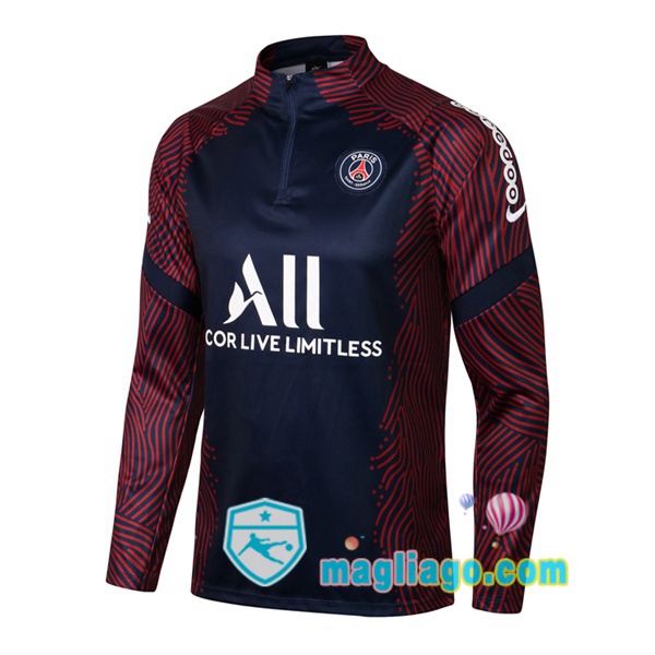 Magliago - Passione Maglie Thai Affidabili Basso Costo Online Shop | Felpa Calcio Paris PSG Blu Royal 2021/2022