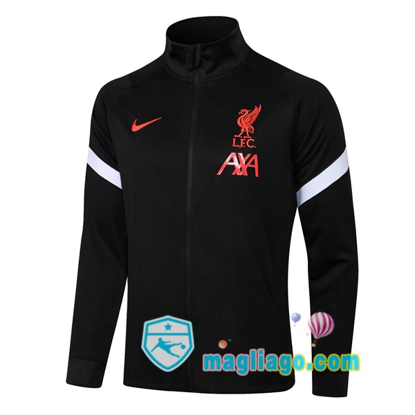 Magliago - Passione Maglie Thai Affidabili Basso Costo Online Shop | Giacca Calcio FC Liverpool Nero 2021/2022