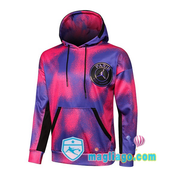 Magliago - Passione Maglie Thai Affidabili Basso Costo Online Shop | Giacca Con Cappuccio JORDAN Paris PSG Porpora 2021/2022