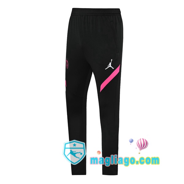 Magliago - Passione Maglie Thai Affidabili Basso Costo Online Shop | Pantaloni Da Allenamento JORDAN Paris PSG Nero Rosa 2021/2022