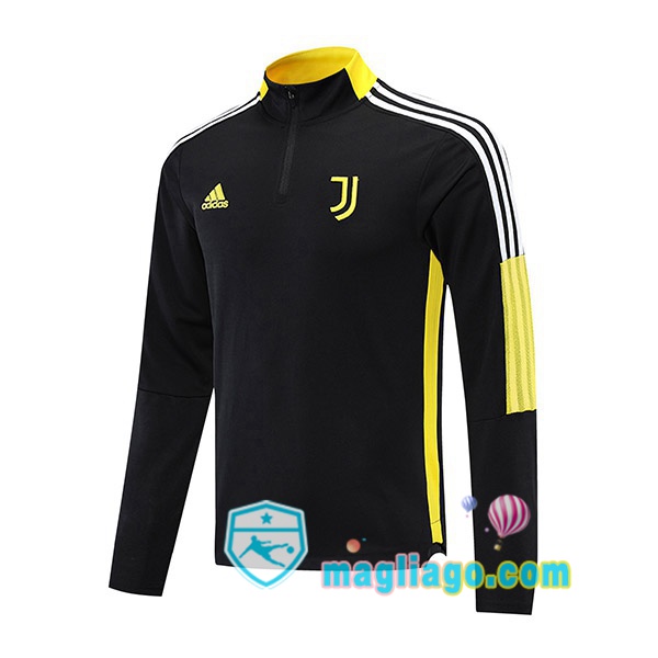 Magliago - Passione Maglie Thai Affidabili Basso Costo Online Shop | Felpa Calcio Juventus Nero Giallo 2021/2022