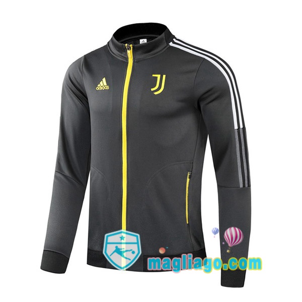 Magliago - Passione Maglie Thai Affidabili Basso Costo Online Shop | Giacca Calcio Juventus Grigio 2021/2022