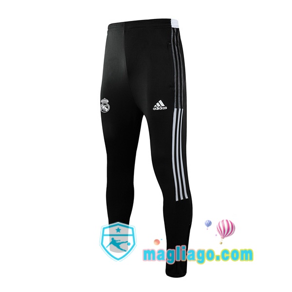 Magliago - Passione Maglie Thai Affidabili Basso Costo Online Shop | Pantaloni Da Allenamento Real Madrid Nero 2021/2022