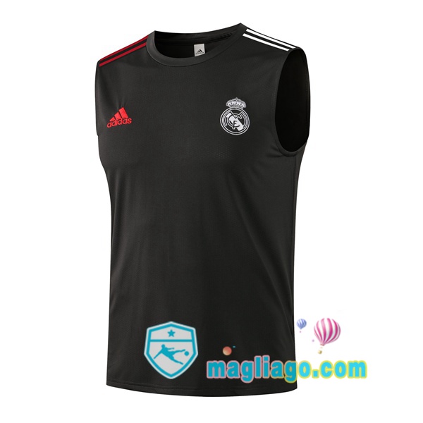 Magliago - Passione Maglie Thai Affidabili Basso Costo Online Shop | Gilet da Calcio Real Madrid Grigio 2021/2022