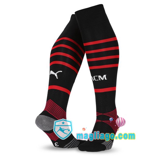 Magliago - Passione Maglie Thai Affidabili Basso Costo Online Shop | Calzettoni Da Calcio AC Milan Prima 2021/2022