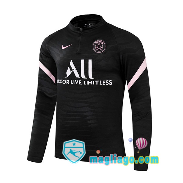Magliago - Passione Maglie Thai Affidabili Basso Costo Online Shop | Felpa Calcio Paris PSG Nero 2021/2022
