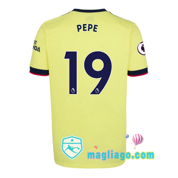 Magliago - Passione Maglie Thai Affidabili Basso Costo Online Shop | Maglia Arsenal (PEPE 19) Uomo Seconda 2021/2022