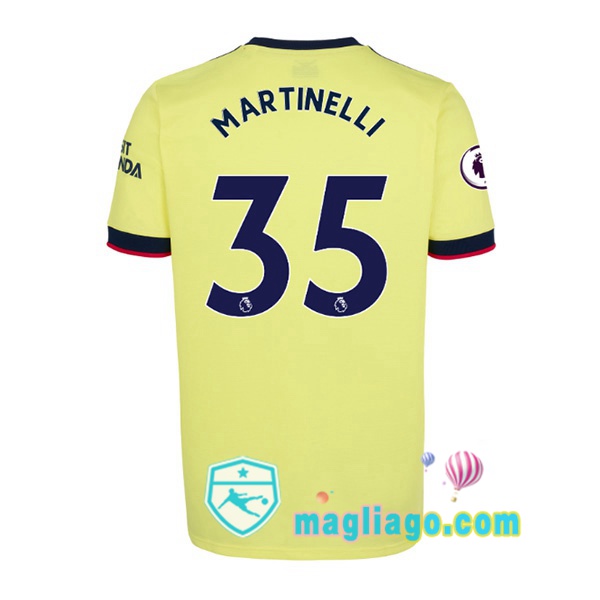 Magliago - Passione Maglie Thai Affidabili Basso Costo Online Shop | Maglia Arsenal (MARTINELLI 35) Uomo Seconda 2021/2022