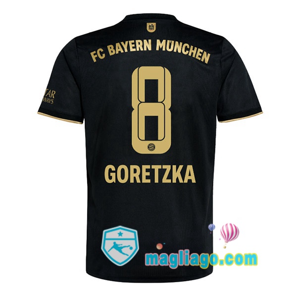 Magliago - Passione Maglie Thai Affidabili Basso Costo Online Shop | Maglia Bayern Monaco (Goretzka 8) Uomo Seconda 2021/2022