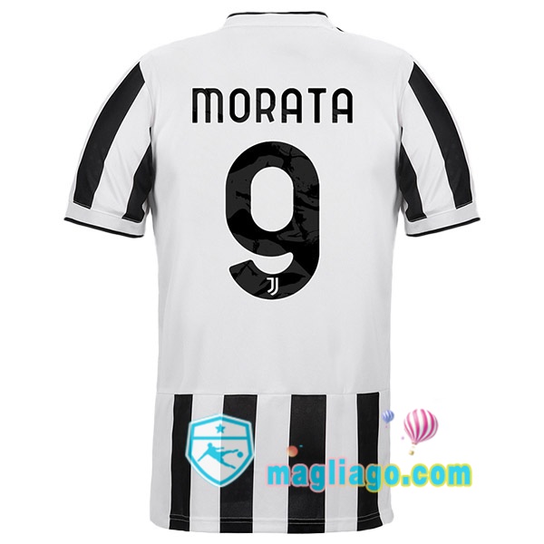 Magliago - Passione Maglie Thai Affidabili Basso Costo Online Shop | Maglia Juventus (MORATA 9) Uomo Prima 2021/2022