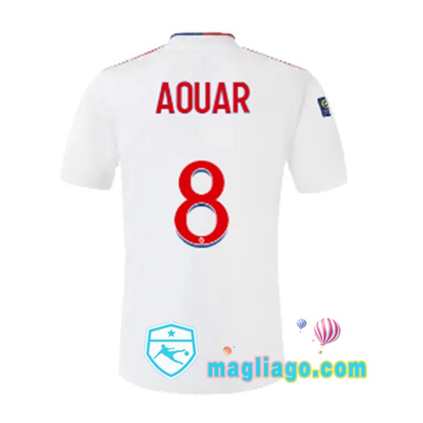 Magliago - Passione Maglie Thai Affidabili Basso Costo Online Shop | Maglia Lyon OL (AOUAR 8) Uomo Prima 2021/2022