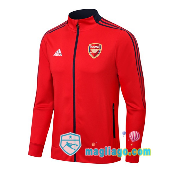 Magliago - Passione Maglie Thai Affidabili Basso Costo Online Shop | Giacca Calcio Arsenal Rosso 2021/2022