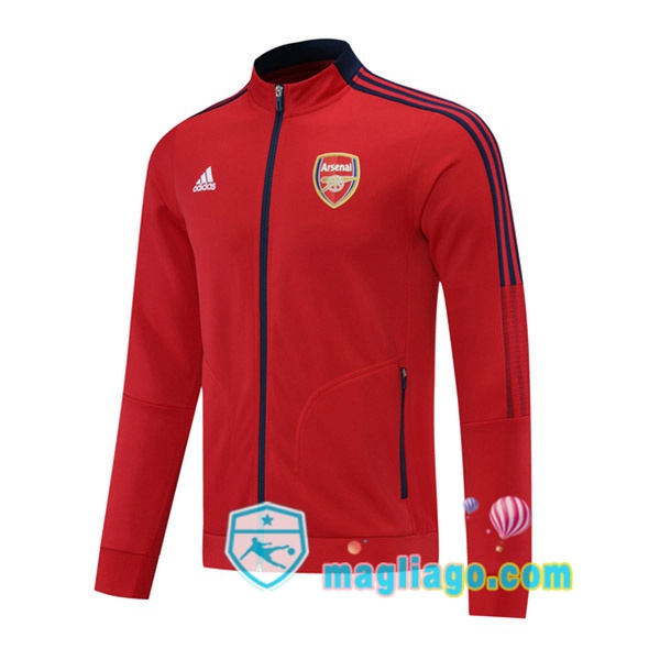 Magliago - Passione Maglie Thai Affidabili Basso Costo Online Shop | Giacca Calcio Arsenal Rosso 2021/2022