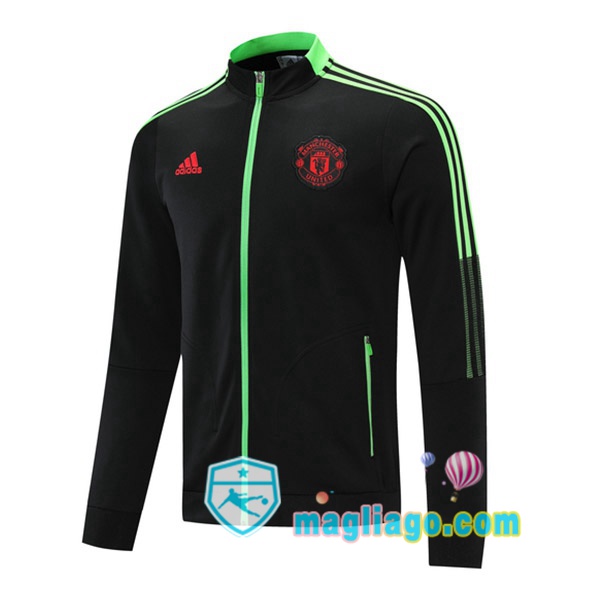 Magliago - Passione Maglie Thai Affidabili Basso Costo Online Shop | Giacca Calcio Manchester United Nero 2021/2022