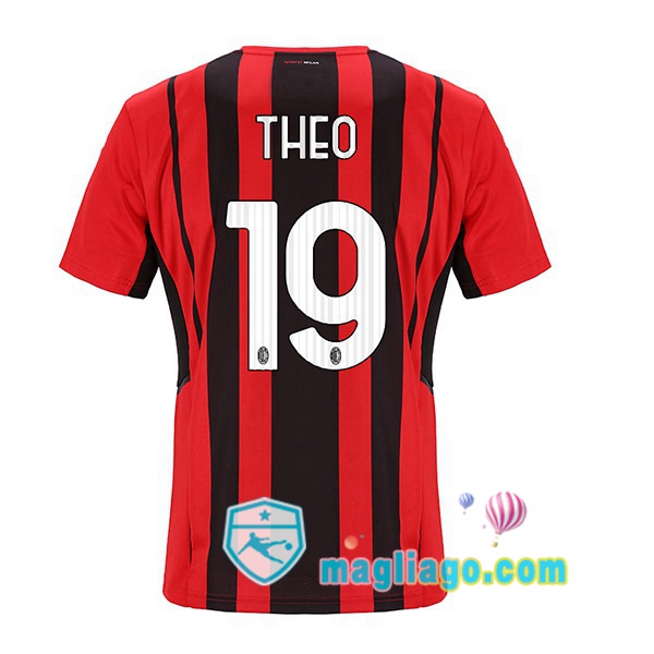 Magliago - Passione Maglie Thai Affidabili Basso Costo Online Shop | Maglia AC Milan (THEO 19) Uomo Prima 2021/2022