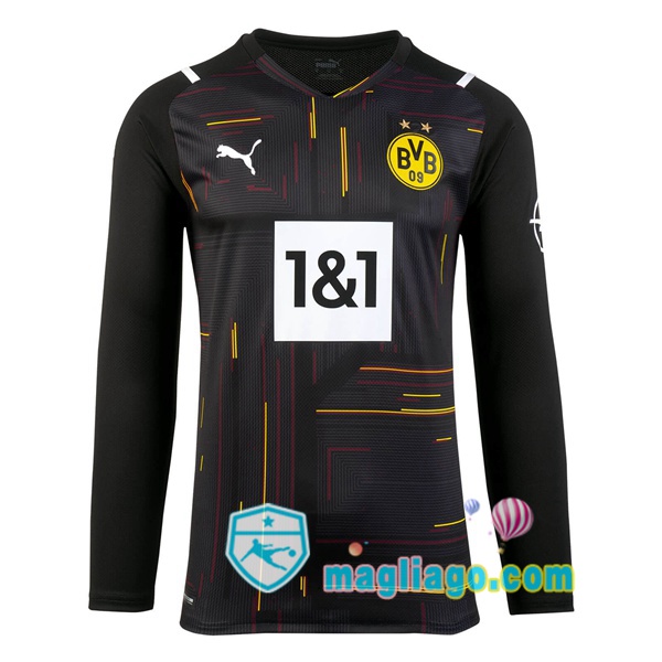 Magliago - Passione Maglie Thai Affidabili Basso Costo Online Shop | Maglia Dortmund BVB Uomo Portiere Maniche Lunghe Nero 2021/2022