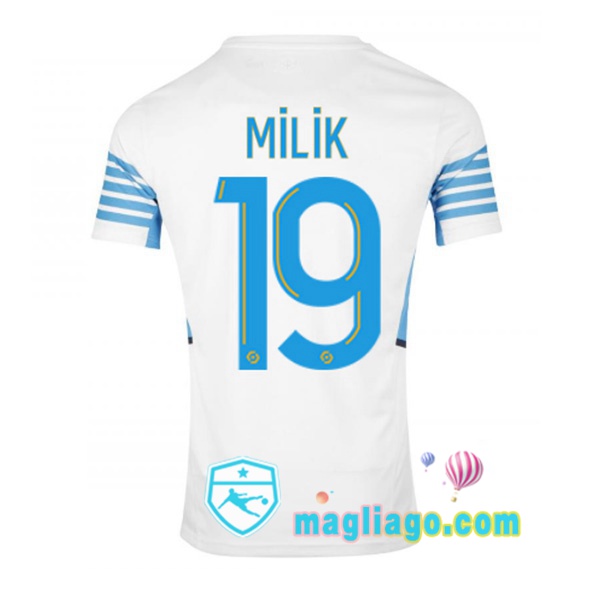 Magliago - Passione Maglie Thai Affidabili Basso Costo Online Shop | Maglia Marsiglia OM (MILIK 19) Uomo Prima 2021/2022