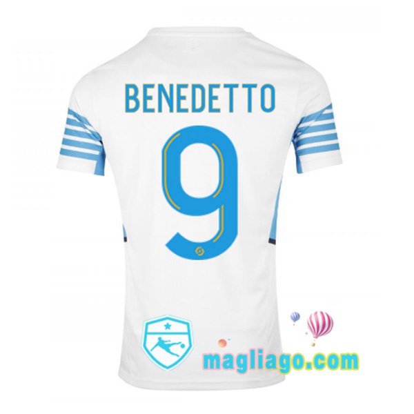 Magliago - Passione Maglie Thai Affidabili Basso Costo Online Shop | Maglia Marsiglia OM (BENEDETTO 9) Uomo Prima 2021/2022