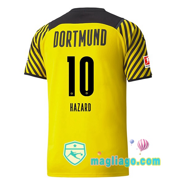 Magliago - Passione Maglie Thai Affidabili Basso Costo Online Shop | Maglia Dortmund BVB (Hazard 10) Uomo Prima 2021/2022