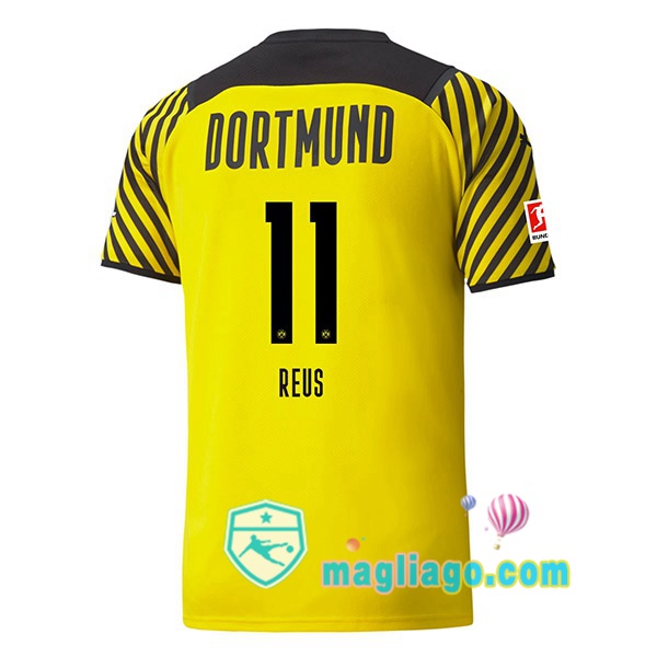 Magliago - Passione Maglie Thai Affidabili Basso Costo Online Shop | Maglia Dortmund BVB (Reus 11) Uomo Prima 2021/2022