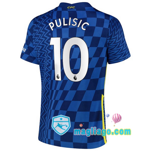 Magliago - Passione Maglie Thai Affidabili Basso Costo Online Shop | Maglia FC Chelsea (PULISIC 10) Uomo Prima 2021/2022