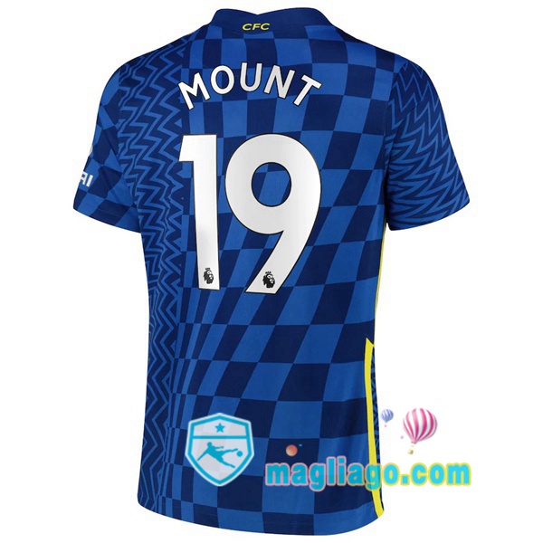 Magliago - Passione Maglie Thai Affidabili Basso Costo Online Shop | Maglia FC Chelsea (MOUNT 19) Uomo Prima 2021/2022
