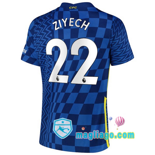 Magliago - Passione Maglie Thai Affidabili Basso Costo Online Shop | Maglia FC Chelsea (ZIYECH 22) Uomo Prima 2021/2022