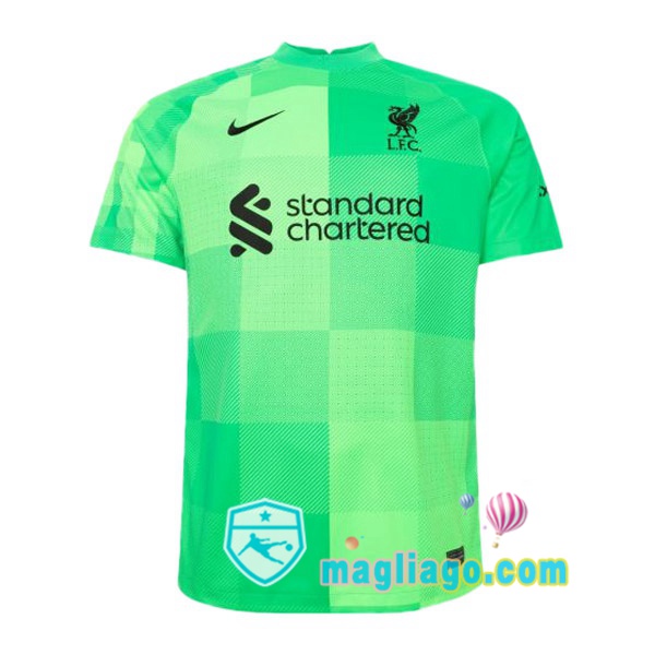 Magliago - Passione Maglie Thai Affidabili Basso Costo Online Shop | Maglia FC Liverpool Uomo Portiere Verde 2021/2022