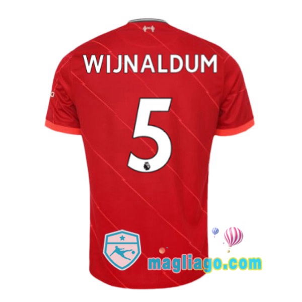 Magliago - Passione Maglie Thai Affidabili Basso Costo Online Shop | Maglia FC Liverpool (WIJNALDUM 5) Uomo Prima 2021/2022