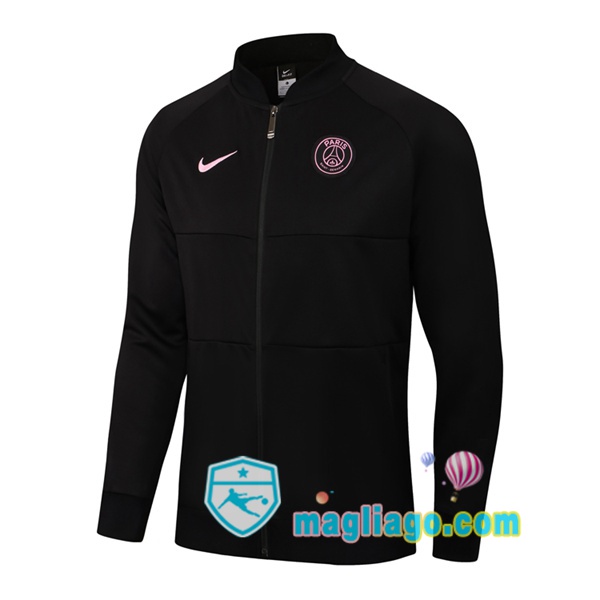 Magliago - Passione Maglie Thai Affidabili Basso Costo Online Shop | Giacca Calcio Paris PSG Nero 2021/2022