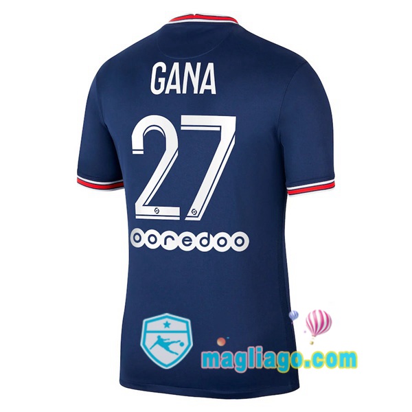 Magliago - Passione Maglie Thai Affidabili Basso Costo Online Shop | Maglia Jordan Paris PSG (Gana 27) Uomo Prima 2021/2022