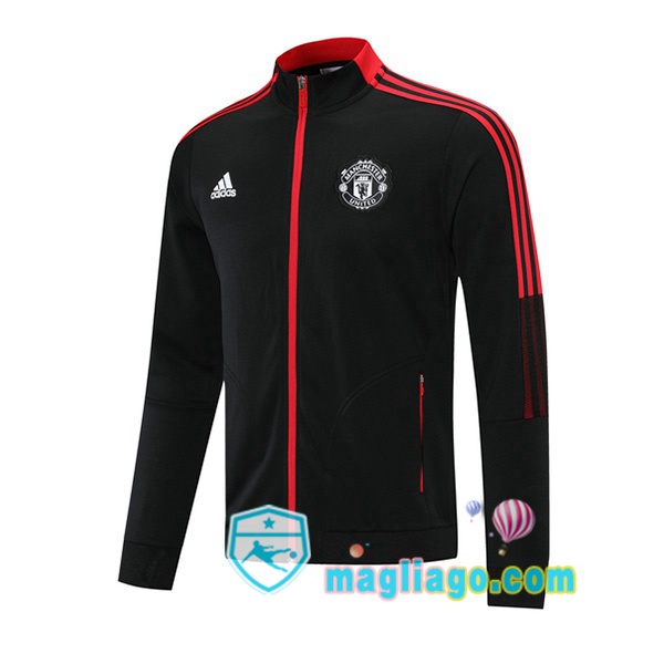 Magliago - Passione Maglie Thai Affidabili Basso Costo Online Shop | Giacca Calcio Manchester United Nero 2021/2022