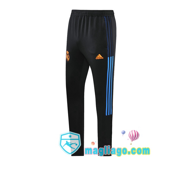 Magliago - Passione Maglie Thai Affidabili Basso Costo Online Shop | Pantaloni Da Allenamento Real Madrid Nero 2021/2022