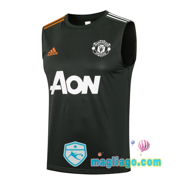Magliago - Passione Maglie Thai Affidabili Basso Costo Online Shop | Gilet da Calcio Manchester United Verde 2021/2022
