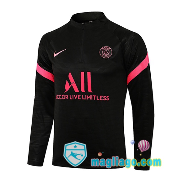 Magliago - Passione Maglie Thai Affidabili Basso Costo Online Shop | Felpa Calcio Paris PSG Nero 2021/2022
