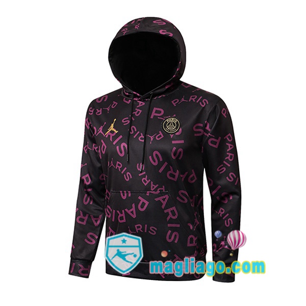 Magliago - Passione Maglie Thai Affidabili Basso Costo Online Shop | Felpa Con Cappuccio Paris PSG Jordan Porpora 2021/2022