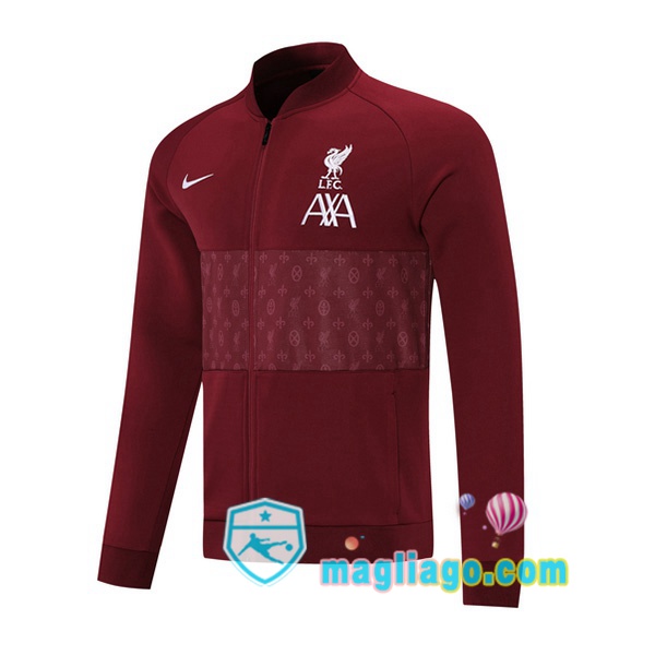Magliago - Passione Maglie Thai Affidabili Basso Costo Online Shop | Giacca Calcio FC Liverpool Rosso 2021/2022