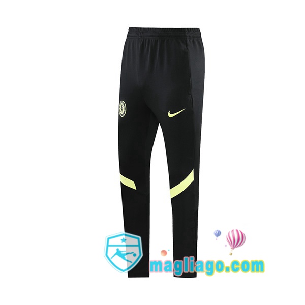 Magliago - Passione Maglie Thai Affidabili Basso Costo Online Shop | Pantaloni Da Allenamento FC Chelsea Nero 2021/2022