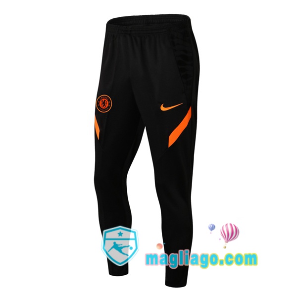 Magliago - Passione Maglie Thai Affidabili Basso Costo Online Shop | Pantaloni Da Allenamento FC Chelsea Nero 2021/2022