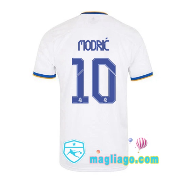 Magliago - Passione Maglie Thai Affidabili Basso Costo Online Shop | Maglia Real Madrid (Modrić 10) Prima 2021/2022