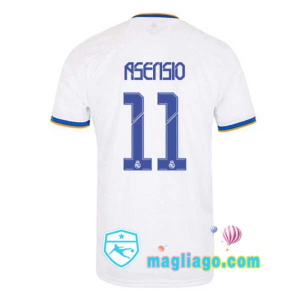 Magliago - Passione Maglie Thai Affidabili Basso Costo Online Shop | Maglia Real Madrid (Asensio 11) Prima 2021/2022