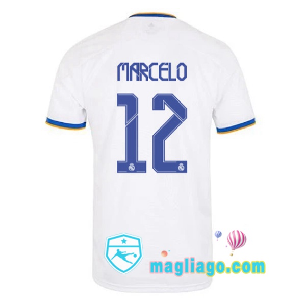 Magliago - Passione Maglie Thai Affidabili Basso Costo Online Shop | Maglia Real Madrid (Marcelo 12) Prima 2021/2022