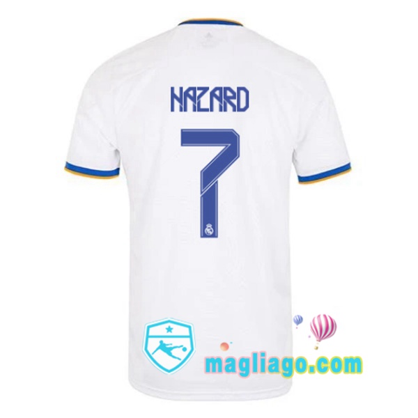 Magliago - Passione Maglie Thai Affidabili Basso Costo Online Shop | Maglia Real Madrid (Hazard 7) Prima 2021/2022