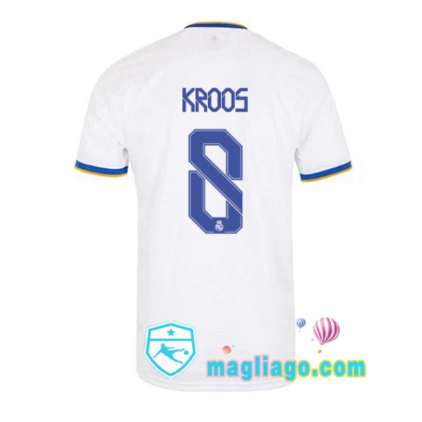 Magliago - Passione Maglie Thai Affidabili Basso Costo Online Shop | Maglia Real Madrid (Kroos 8) Prima 2021/2022